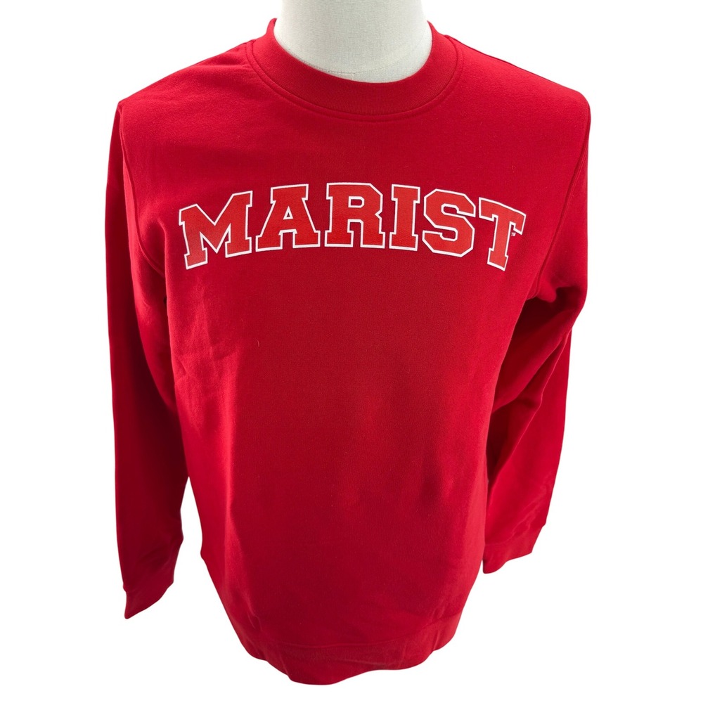 Fanatics‎ Marist College Red Crewneck Fleece Sweatshirt Mens Medium NEW